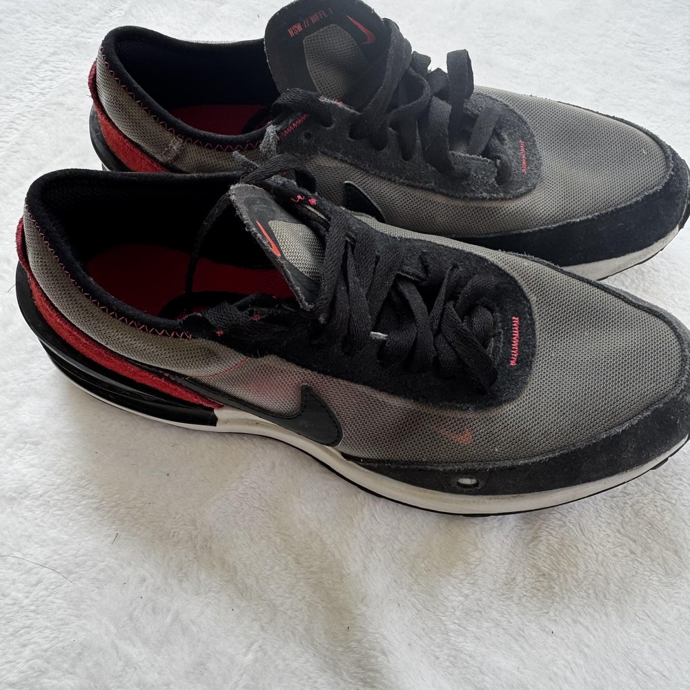 Nike Waffle One Shoes Mens Size 7 Retro Running Mesh Suede‎ DC0481-006